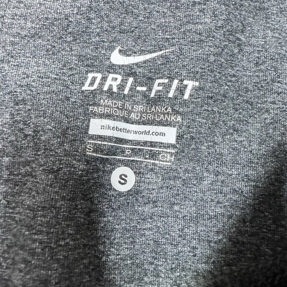 Nike Dri-Fit Leggings Gray Capri Pull On Skinny Women’s Size Small - Picture 6 of 11